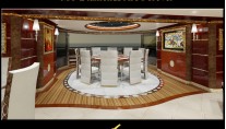 Benetti Diamonds Are Forever megayacht Sky Lounge